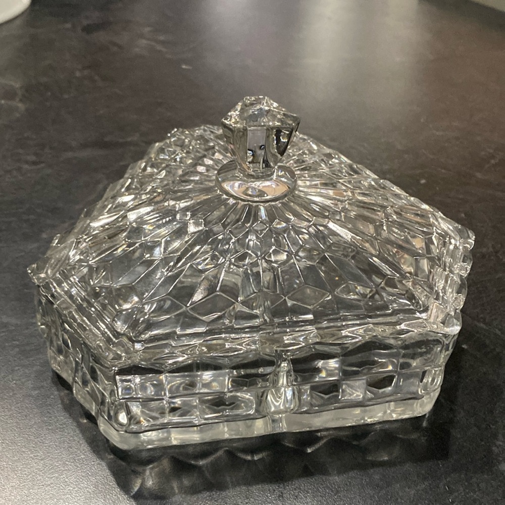 Fostoria American segmented Candy dish